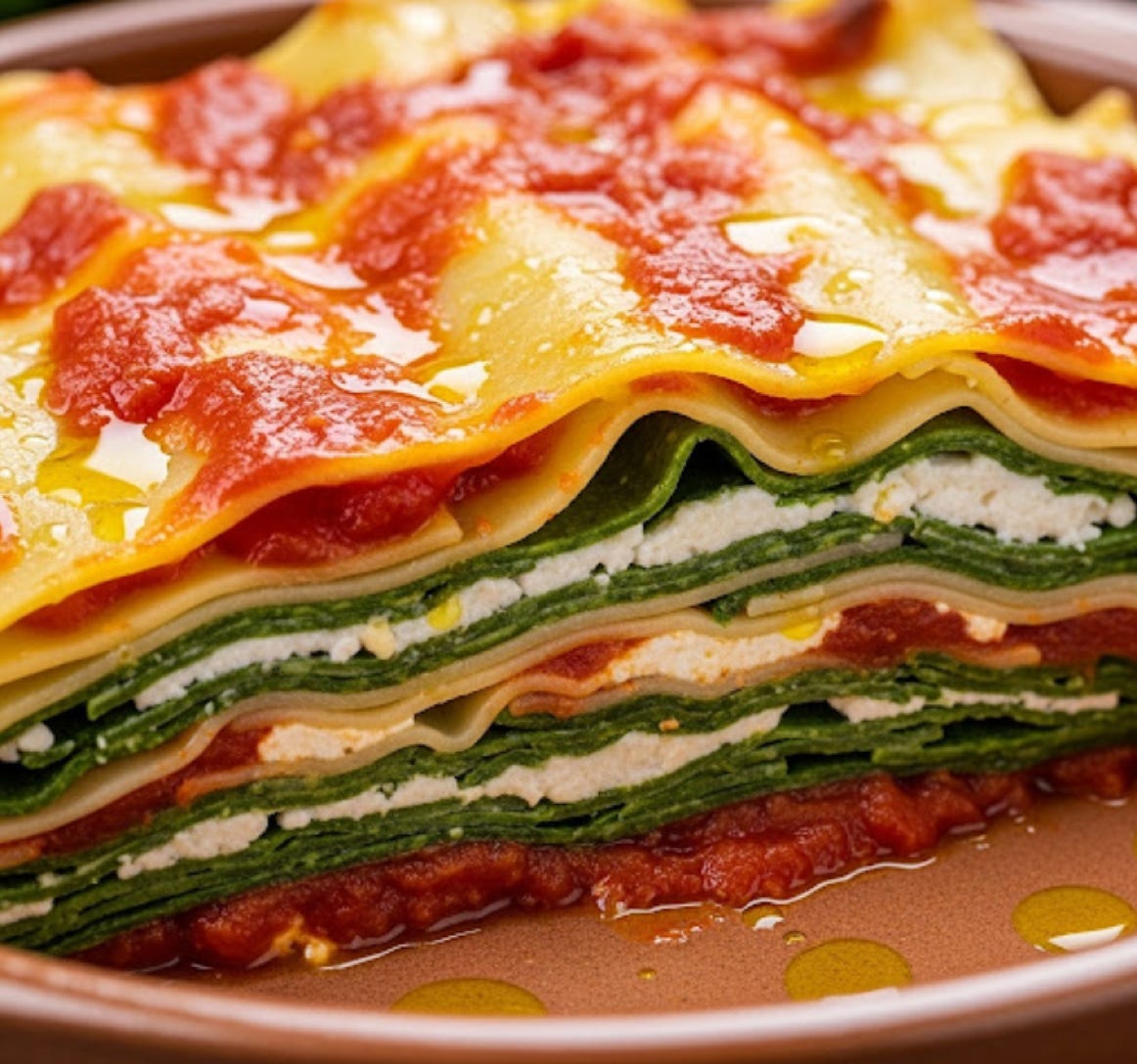 Rezept Spinatlasagne