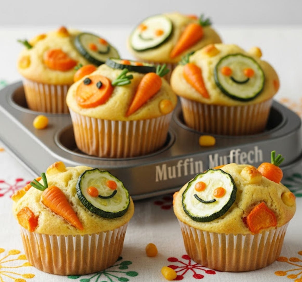 gemüsemuffins für kinder