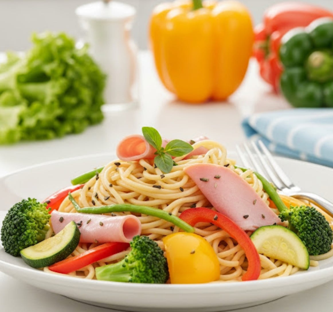 Rezept Schinkennudeln