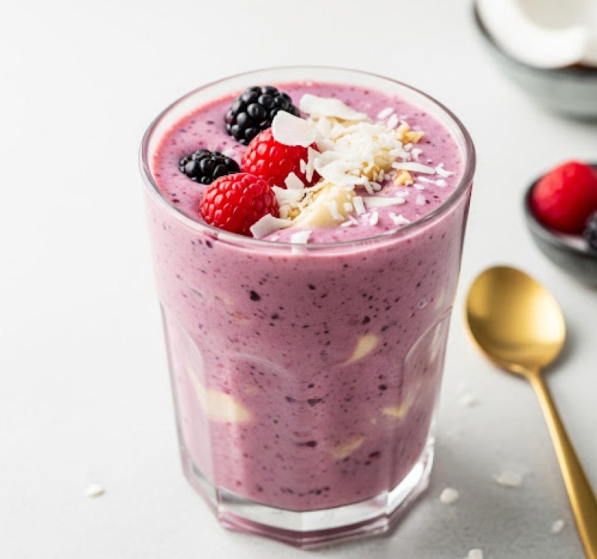 smoothie mit Kokosmilch