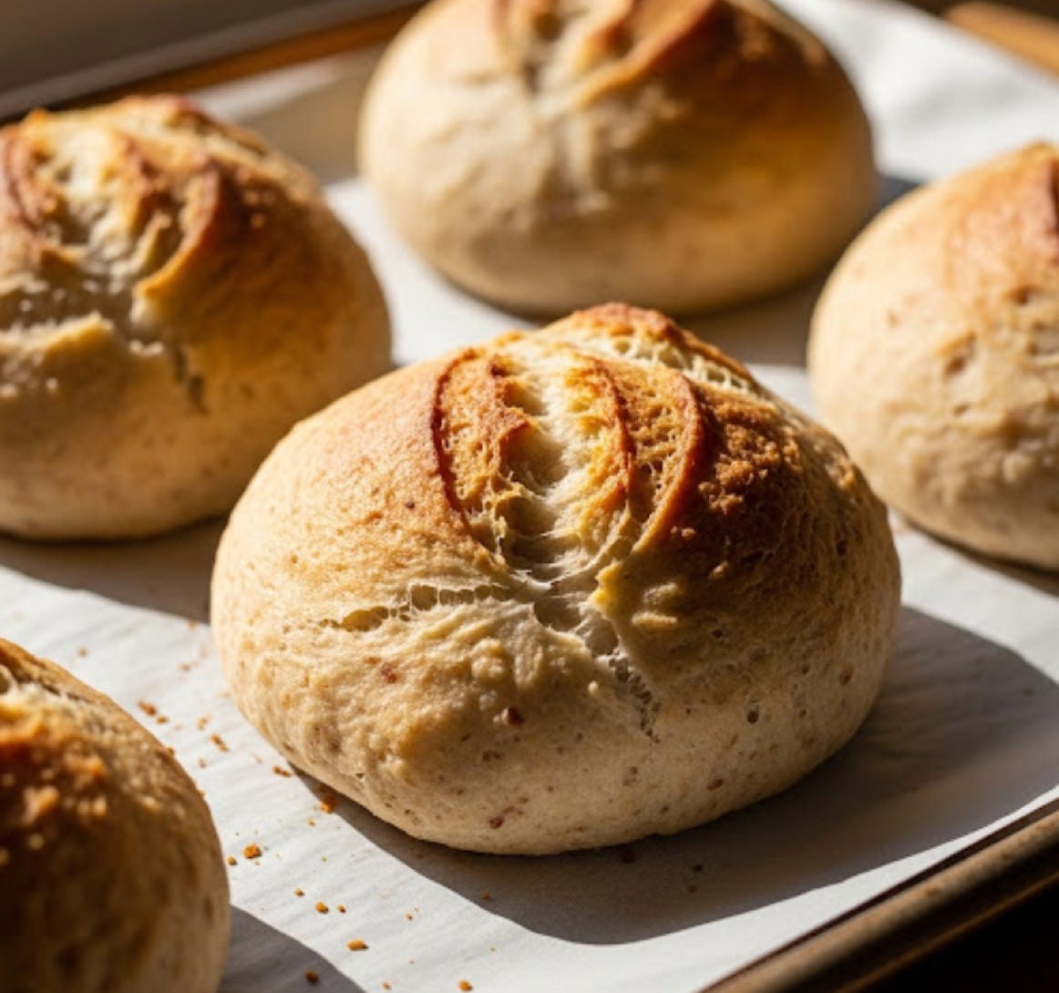 low carb brötchen mit kartoffelfasern