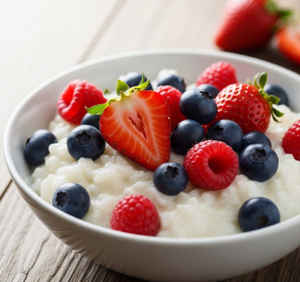 Milchreis ohne Zucker