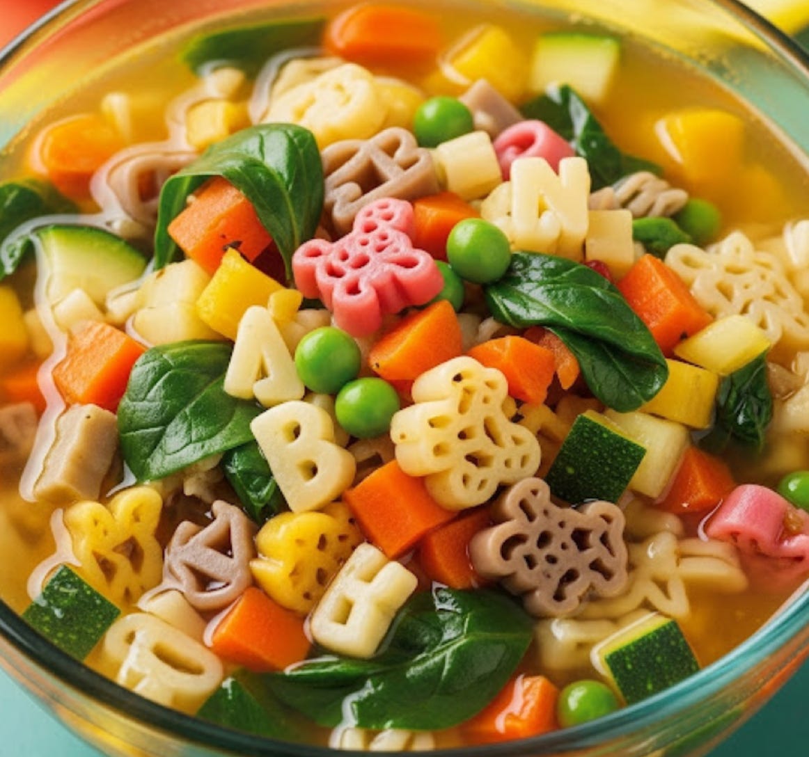 Nudelsuppe für kinder